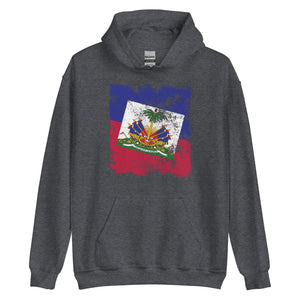 Haiti Flag Hoodie