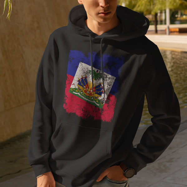 Haiti Flag Hoodie