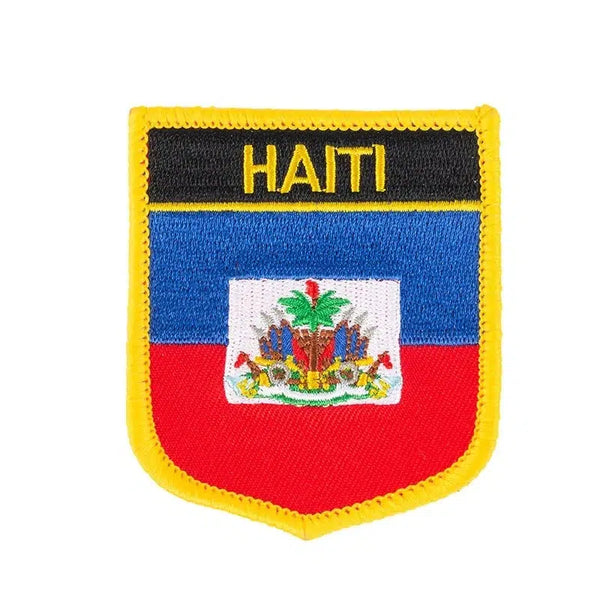 Haiti Flag Patch - Sew On/Iron On Patch