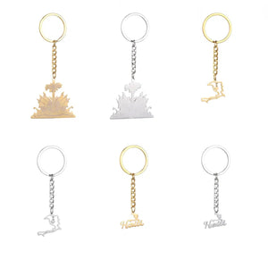 Haiti Map Keychain Collection