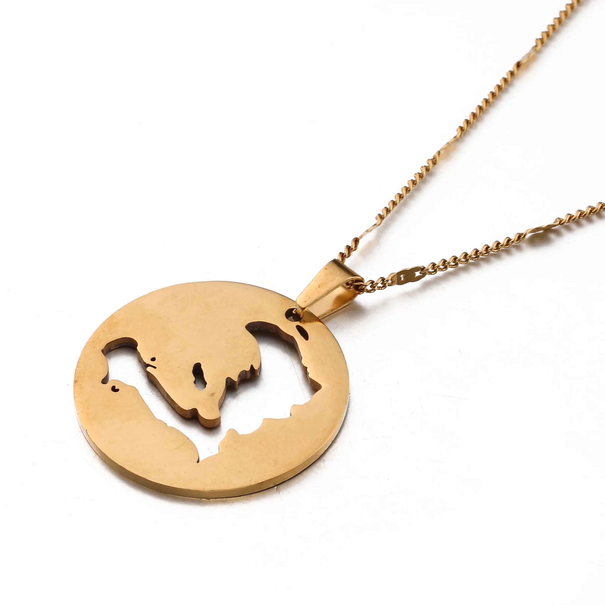 Haiti Map Necklace