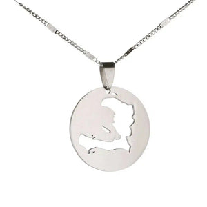 Haiti Map Necklace