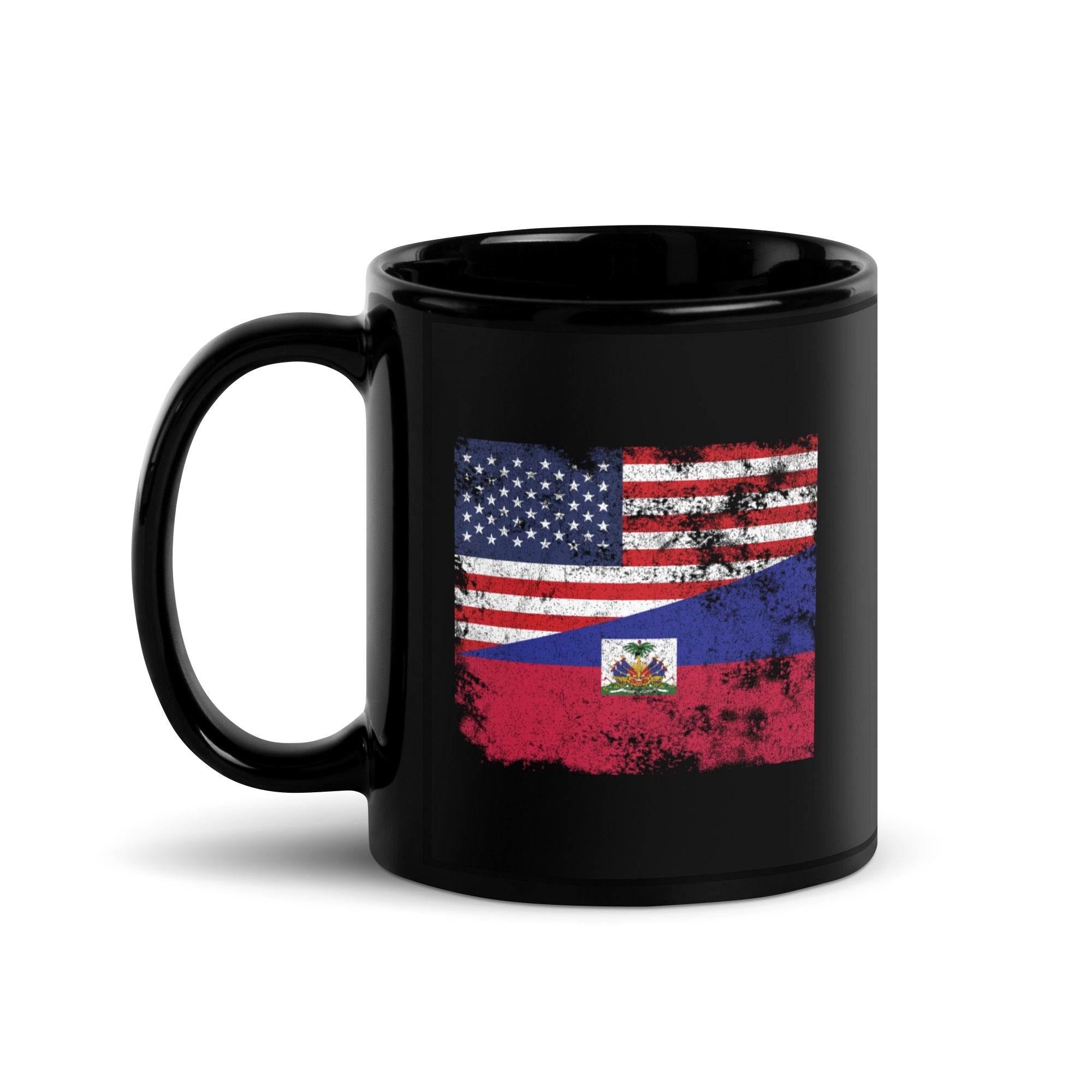 Haiti USA Flag Mug