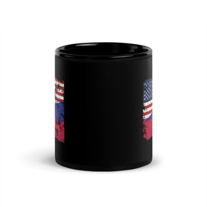 Haiti USA Flag Mug