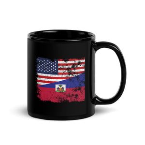 Haiti USA Flag Mug