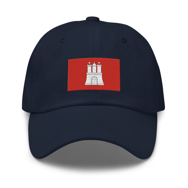 Hamburg Flag Cap - Adjustable Embroidered Dad Hat