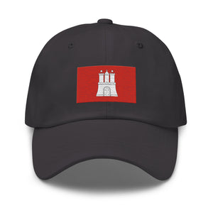 Hamburg Flag Cap - Adjustable Embroidered Dad Hat