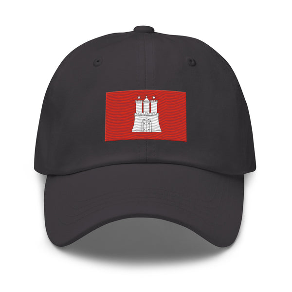 Hamburg Flag Cap - Adjustable Embroidered Dad Hat