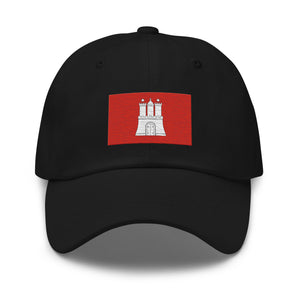Hamburg Flag Cap - Adjustable Embroidered Dad Hat