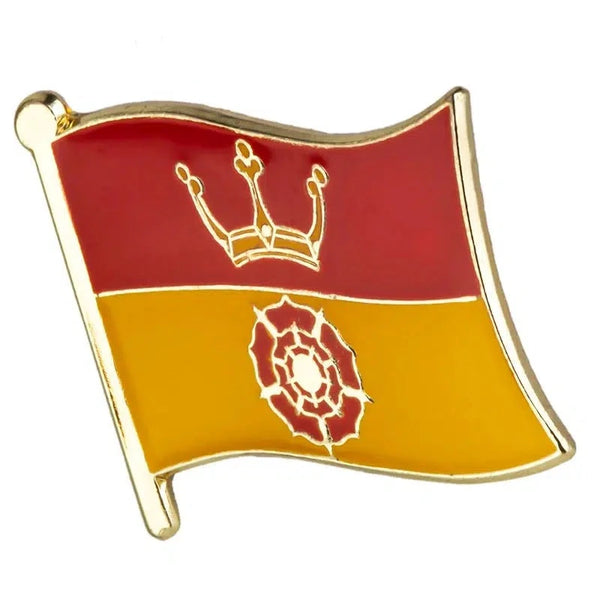 Hampshire Flag Lapel Pin - Enamel Pin Flag