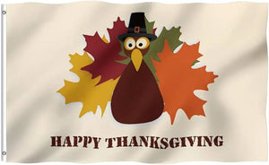 Happy Thanksgiving Flag - 90x150cm(3x5ft) - 120x180cm(4x6ft)