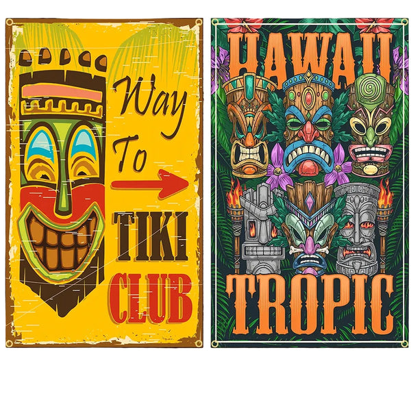 Hawaii Tiki Bar Flags - 90x150cm(3x5ft) - 60x90cm(2x3ft)