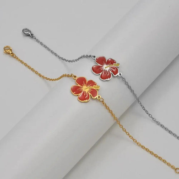 Hawaiian Hibiscus Bracelets
