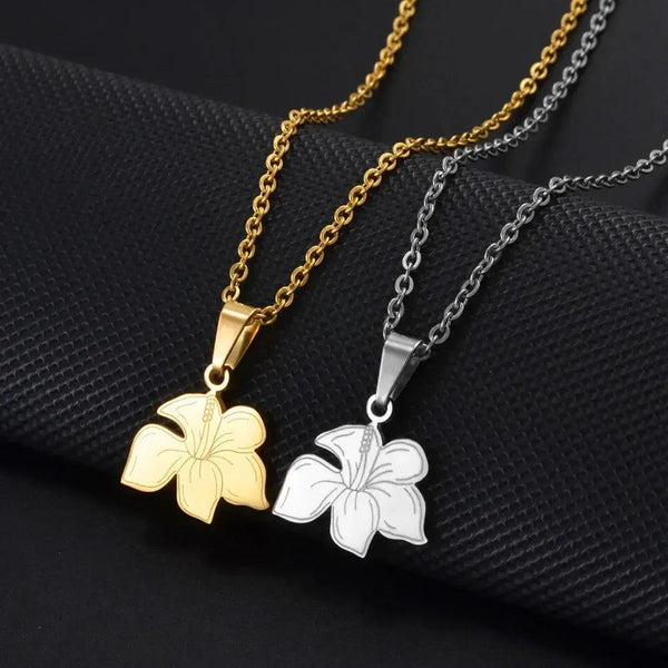 Hawaiian Hibiscus Necklace