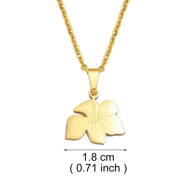 Hawaiian Hibiscus Necklace