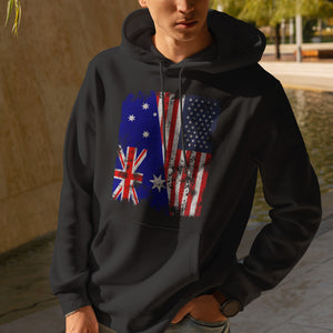 Heard Island and McDonald Islands USA Flag Hoodie