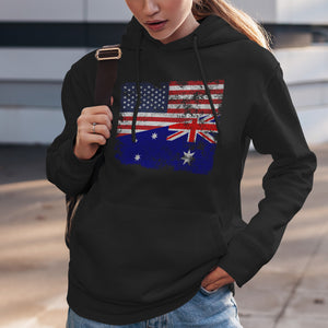 Heard Island and McDonald Islands USA Flag Hoodie