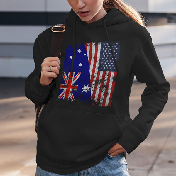 Heard Island and McDonald Islands USA Flag Hoodie