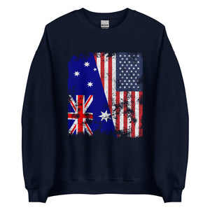 Heard Island and McDonald Islands USA Flag Sweatshirt