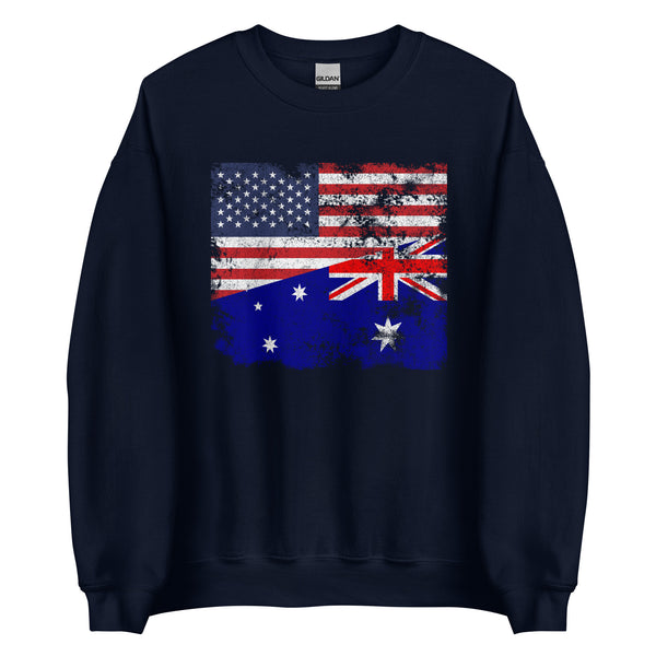 Heard Island and McDonald Islands USA Flag Sweatshirt