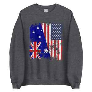 Heard Island and McDonald Islands USA Flag Sweatshirt