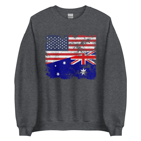 Heard Island and McDonald Islands USA Flag Sweatshirt