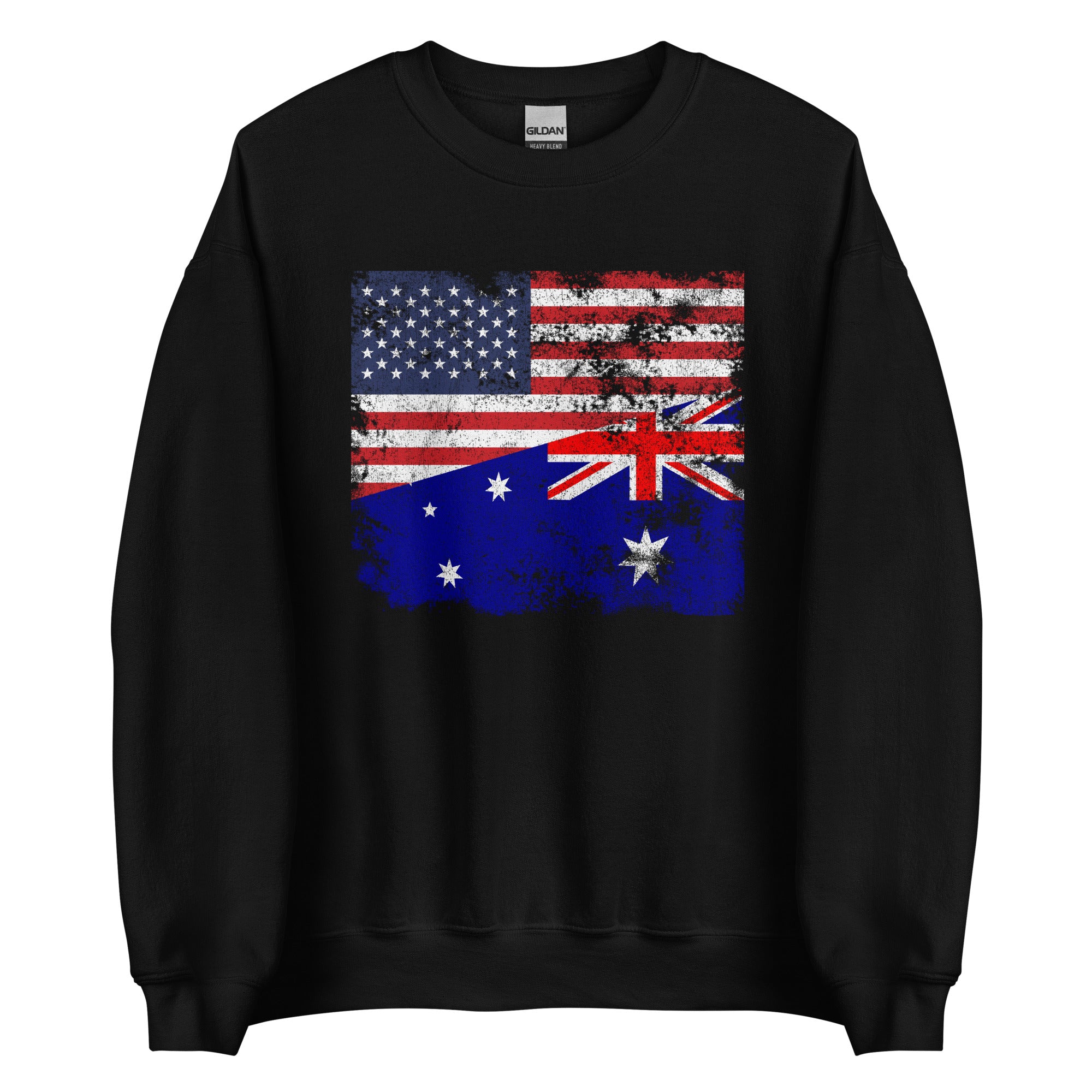 Heard Island and McDonald Islands USA Flag Sweatshirt