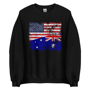 Heard Island and McDonald Islands USA Flag Sweatshirt