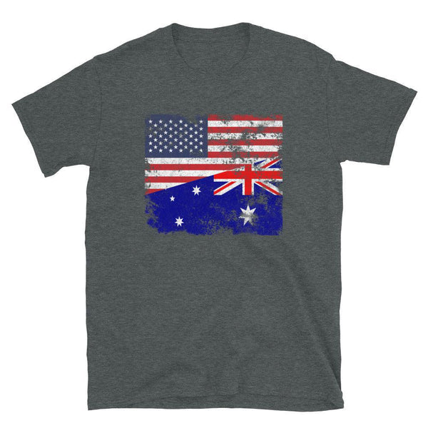 Heard Island and McDonald Islands USA Flag T-Shirt