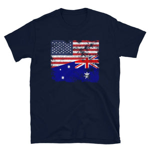 Heard Island and McDonald Islands USA Flag T-Shirt