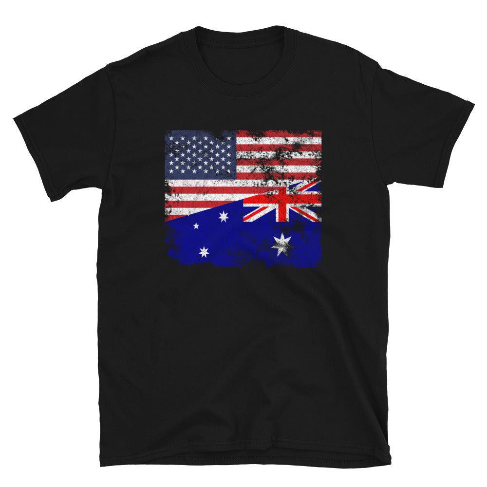 Heard Island and McDonald Islands USA Flag T-Shirt