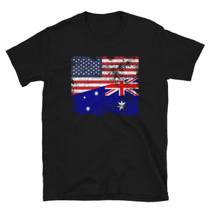 Heard Island and McDonald Islands USA Flag T-Shirt
