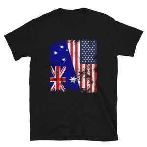 Heard Island and McDonald Islands USA Flag T-Shirt