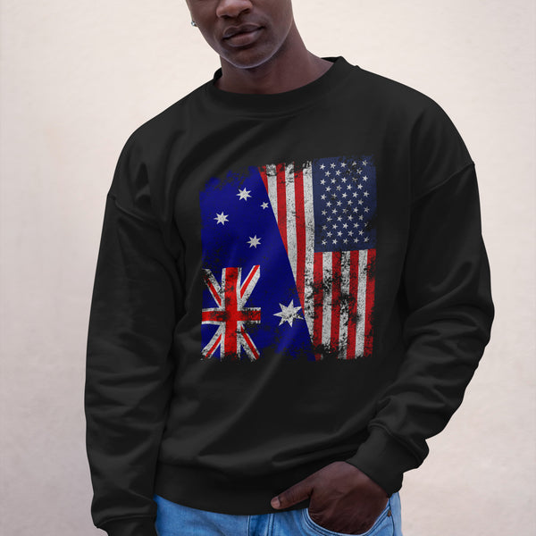 Heard Island and McDonald Islands USA Flag Sweatshirt