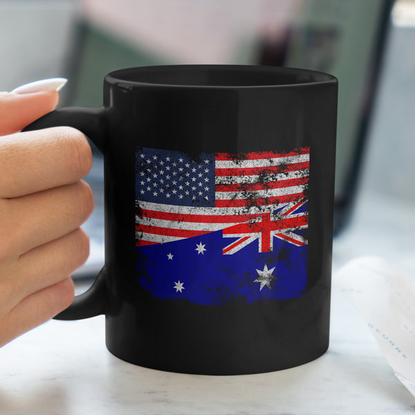 Heard Island and McDonald Islands USA Flag Mug