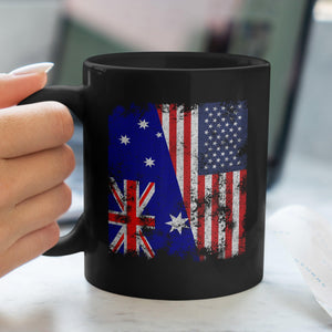 Heard Island and McDonald Islands USA Flag Mug