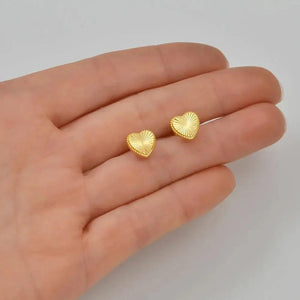 Heart Stud Earrings