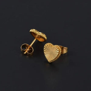 Heart Stud Earrings