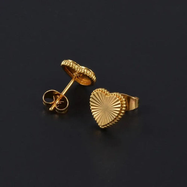 Heart Stud Earrings