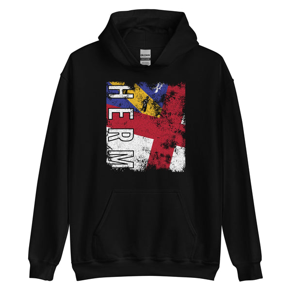 Herm Flag - Distressed Flag Hoodie