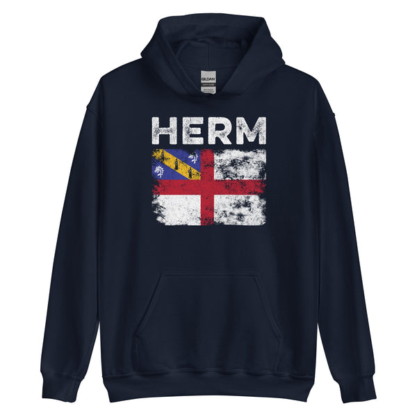 Herm Flag Distressed - Herm Flag Hoodie