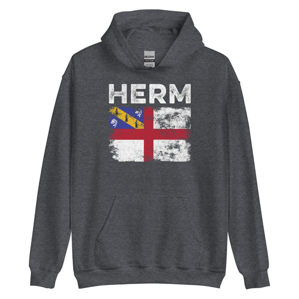 Herm Flag Distressed - Herm Flag Hoodie