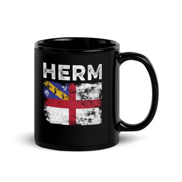 Herm Flag Distressed - Herm Flag Mug