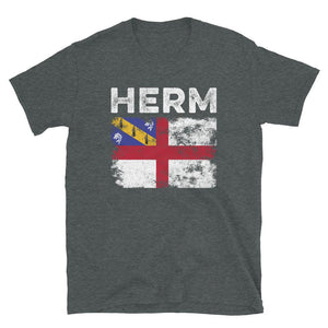 Herm Flag Distressed - Herm Flag T-Shirt