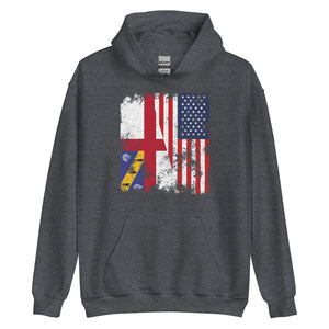 Herm USA Flag - Half American Hoodie