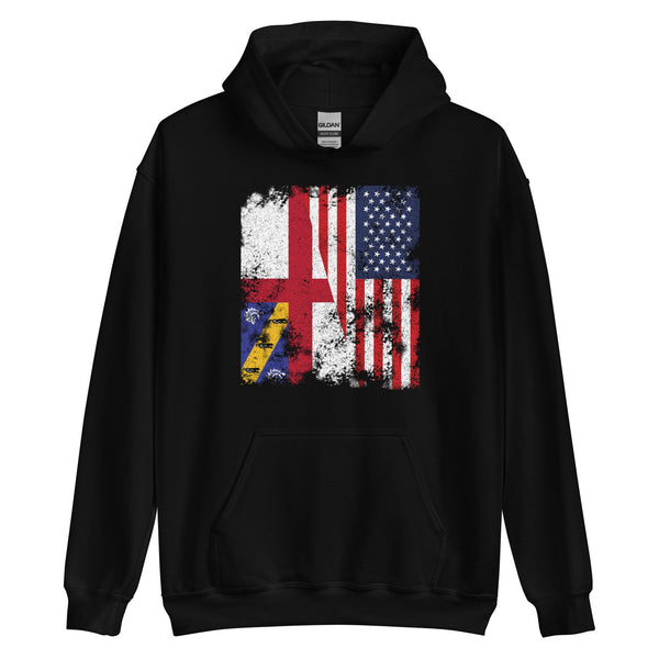 Herm USA Flag - Half American Hoodie