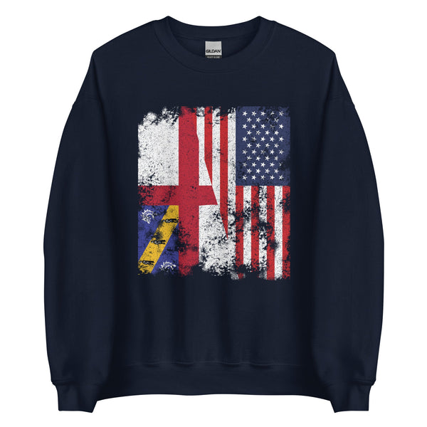 Herm USA Flag - Half American Sweatshirt