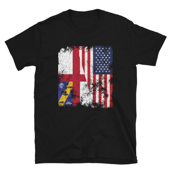 Herm USA Flag - Half American T-Shirt