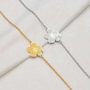 Hibiscus Flower Bracelet