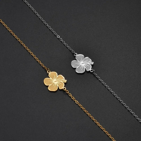 Hibiscus Flower Bracelet